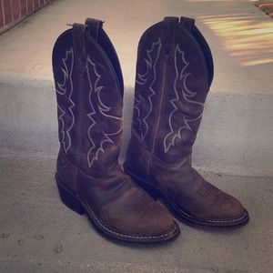 Leather Cowgirl Boots